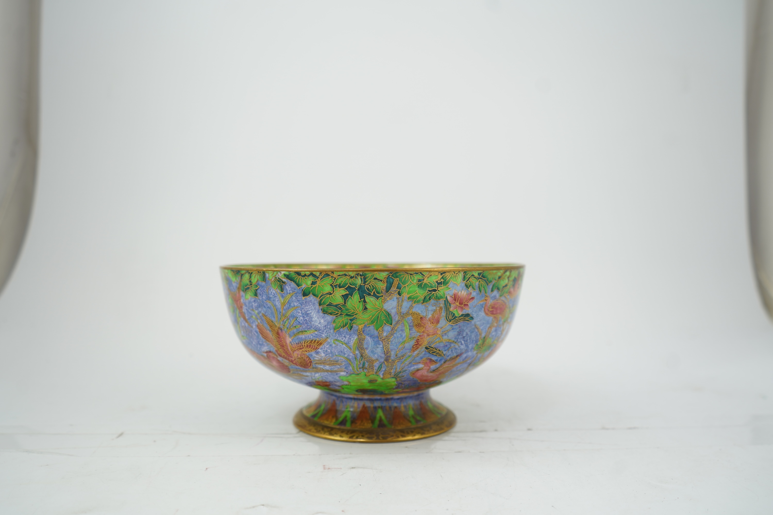 Daisy Makeig-Jones (1871-1945) for Wedgwood: An ‘Argus Pheasant’ lustre Imperial bowl
